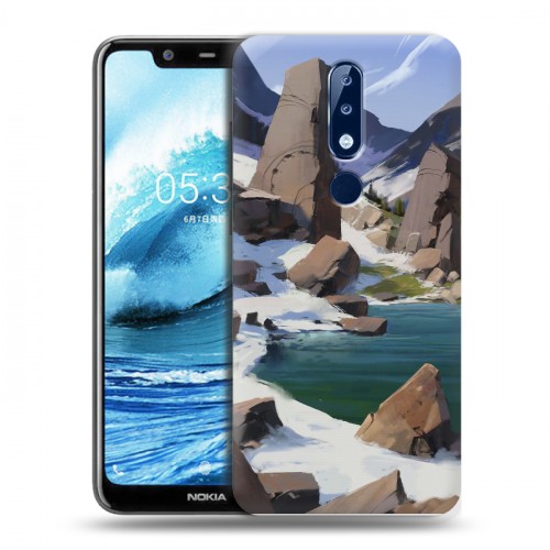 Дизайнерский пластиковый чехол для Nokia 5.1 Plus Романтика путешествий