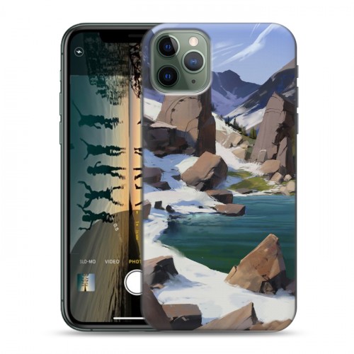 Дизайнерский пластиковый чехол для Iphone 11 Pro Max Романтика путешествий