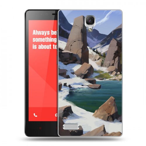 Дизайнерский силиконовый чехол для Xiaomi RedMi Note Романтика путешествий
