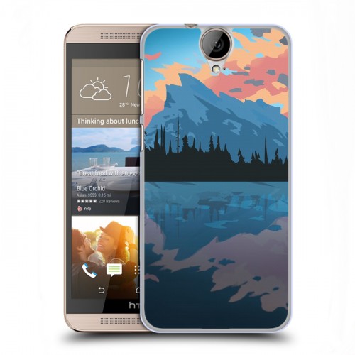 Дизайнерский пластиковый чехол для HTC One E9+ Романтика путешествий