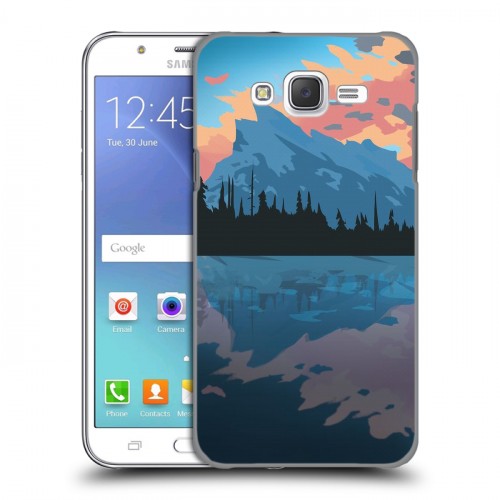 Дизайнерский пластиковый чехол для Samsung Galaxy J5 Романтика путешествий