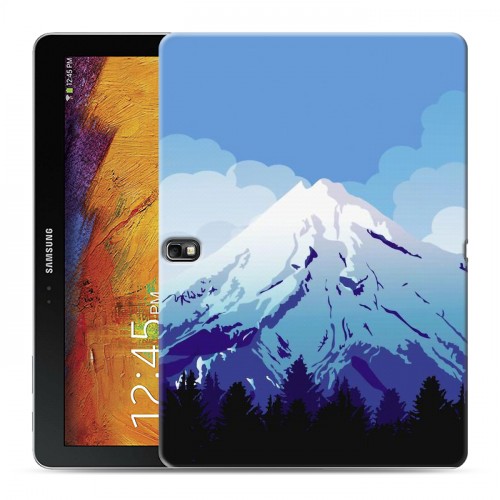 Дизайнерский силиконовый чехол для Samsung Galaxy Note 10.1 2014 editon Романтика путешествий