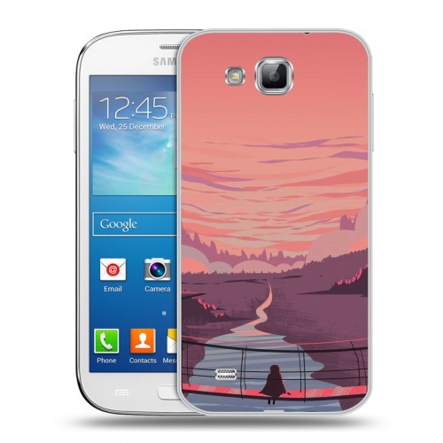 Дизайнерский пластиковый чехол для Samsung Galaxy Premier Романтика путешествий