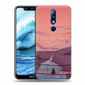 Дизайнерский силиконовый чехол для Nokia 5.1 Plus Романтика путешествий