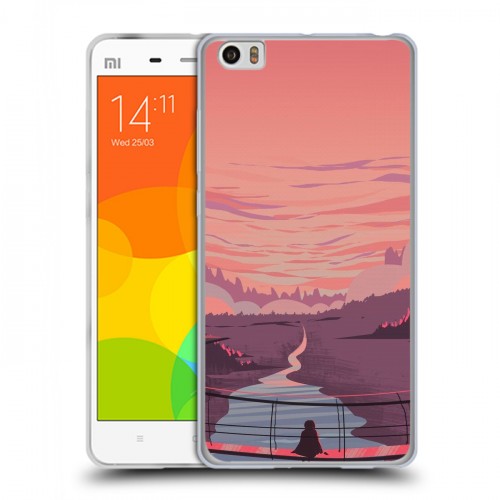 Дизайнерский пластиковый чехол для Xiaomi Mi Note Романтика путешествий