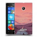 Дизайнерский пластиковый чехол для Microsoft Lumia 435 Романтика путешествий