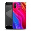 Дизайнерский силиконовый чехол для Xiaomi Mi8 SE Размытые краски