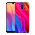 Дизайнерский силиконовый с усиленными углами чехол для Xiaomi RedMi 8A Размытые краски