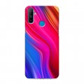 Дизайнерский силиконовый чехол для Realme C3 Размытые краски