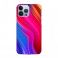 Дизайнерский силиконовый чехол для Iphone 13 Pro Max Размытые краски