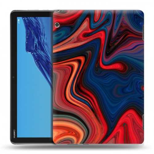 Дизайнерский силиконовый чехол для Huawei MediaPad T5 Размытые краски