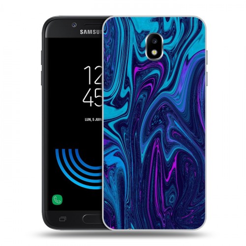 Дизайнерский пластиковый чехол для Samsung Galaxy J5 (2017) Размытые краски