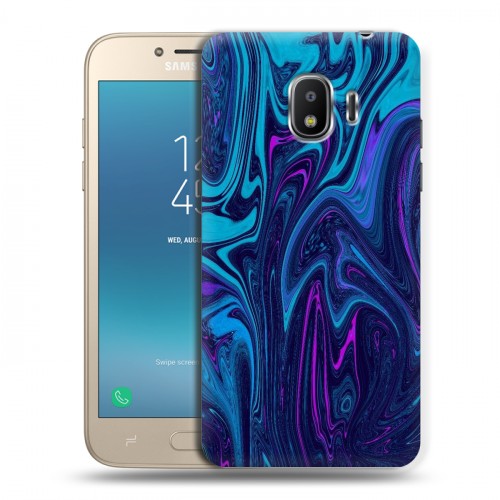 Дизайнерский пластиковый чехол для Samsung Galaxy J2 (2018) Размытые краски