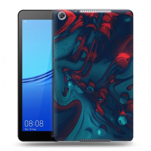 Дизайнерский силиконовый чехол для Huawei MediaPad M5 lite 8 Размытые краски