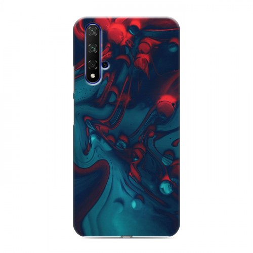 Дизайнерский силиконовый чехол для Huawei Honor 20 Размытые краски