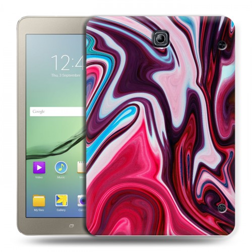 Дизайнерский силиконовый чехол для Samsung Galaxy Tab S2 8.0 Размытые краски