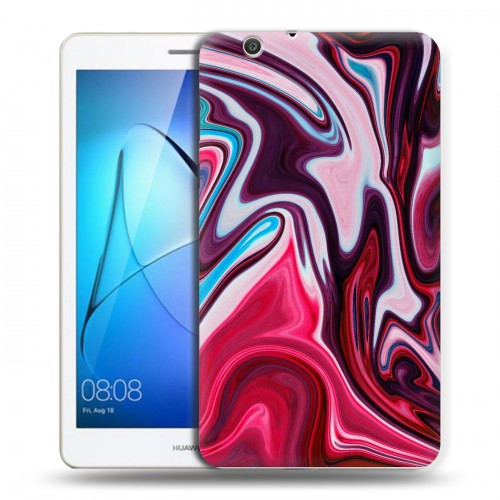 Дизайнерский силиконовый чехол для Huawei MediaPad T3 7 3G Размытые краски