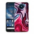 Дизайнерский силиконовый чехол для Nokia 8.3 Размытые краски