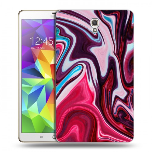 Дизайнерский силиконовый чехол для Samsung Galaxy Tab S 8.4 Размытые краски