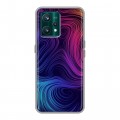 Дизайнерский пластиковый чехол для Realme 9 Pro Plus Размытые краски