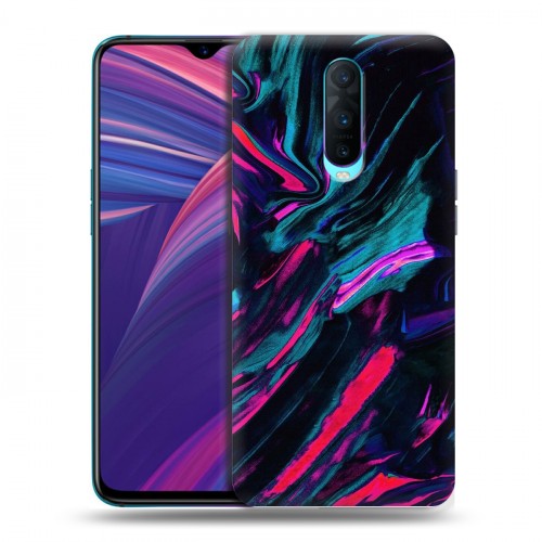 Дизайнерский пластиковый чехол для OPPO RX17 Pro Размытые краски