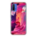 Дизайнерский силиконовый чехол для Xiaomi RedMi 9T Размытые краски