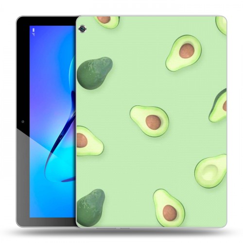 Дизайнерский силиконовый чехол для Huawei MediaPad M3 Lite 10 Веселое авокадо