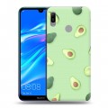 Дизайнерский пластиковый чехол для Huawei Y6 (2019) Веселое авокадо