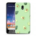 Дизайнерский пластиковый чехол для Nokia 2.2 Веселое авокадо