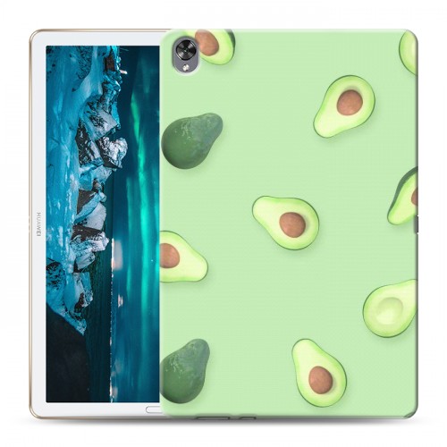 Дизайнерский пластиковый чехол для Huawei MediaPad M6 10.8 Веселое авокадо