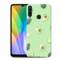 Дизайнерский пластиковый чехол для Huawei Y6p Веселое авокадо