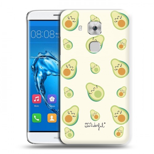 Дизайнерский пластиковый чехол для Huawei Nova Plus Веселое авокадо