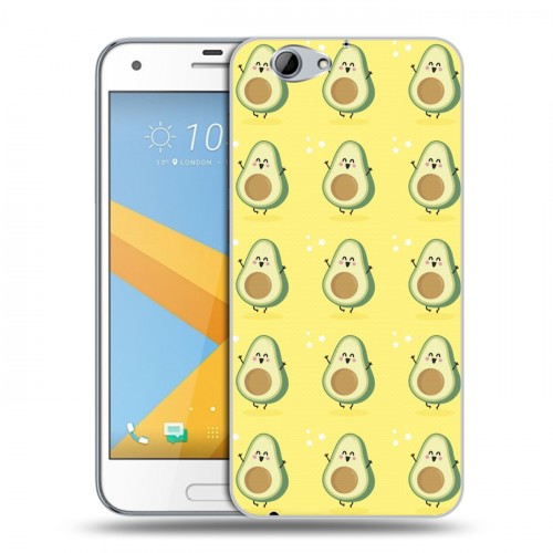 Дизайнерский силиконовый чехол для HTC One A9S Веселое авокадо