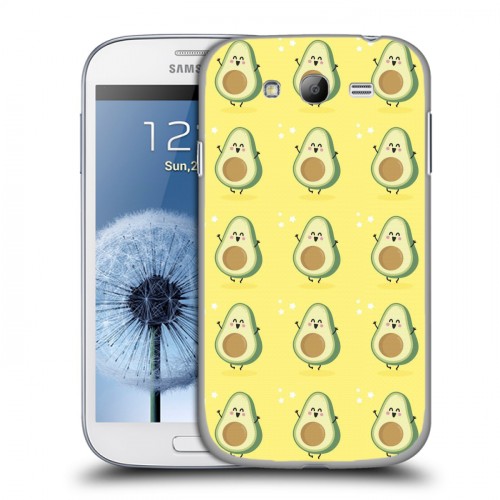 Дизайнерский пластиковый чехол для Samsung Galaxy Grand Веселое авокадо
