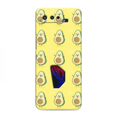 Дизайнерский силиконовый чехол для ASUS ROG Phone 5 Веселое авокадо