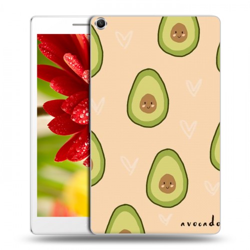Дизайнерский силиконовый чехол для ASUS ZenPad 8 Веселое авокадо