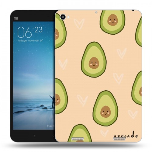 Дизайнерский силиконовый чехол для Xiaomi Mi Pad 2 Веселое авокадо