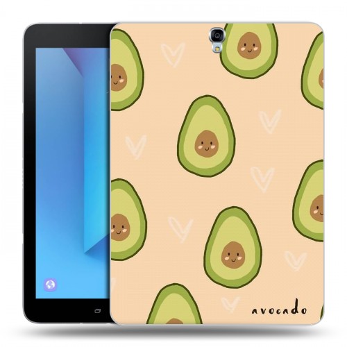 Дизайнерский силиконовый чехол для Samsung Galaxy Tab S3 Веселое авокадо