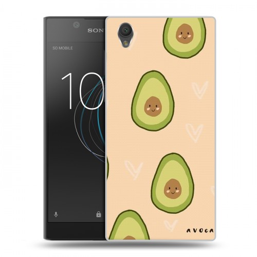 Дизайнерский пластиковый чехол для Sony Xperia L1 Веселое авокадо