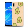 Дизайнерский пластиковый чехол для Huawei Y6 (2019) Веселое авокадо