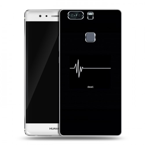 Дизайнерский пластиковый чехол для Huawei P9 Plus Черно и кратко