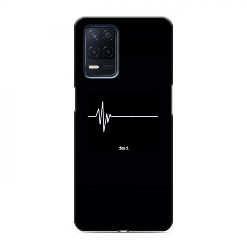 Дизайнерский силиконовый чехол для Realme Narzo 30 5G Черно и кратко