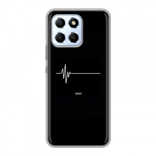 Дизайнерский силиконовый чехол для Huawei Honor X6 Черно и кратко