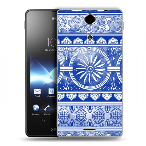 Дизайнерский пластиковый чехол для Sony Xperia TX Китайские вазы