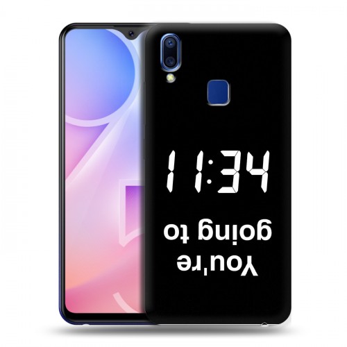 Дизайнерский пластиковый чехол для Vivo Y95 Черно и кратко