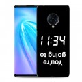 Дизайнерский пластиковый чехол для Vivo NEX 3 Черно и кратко