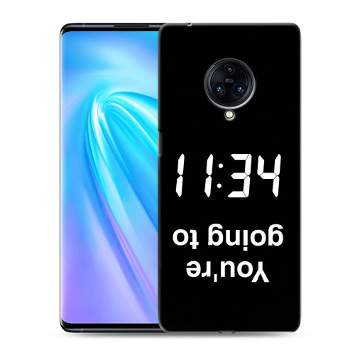 Дизайнерский пластиковый чехол для Vivo NEX 3 Черно и кратко