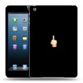 Дизайнерский силиконовый чехол для Ipad Mini Черно и кратко