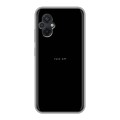 Дизайнерский силиконовый чехол для Xiaomi Poco M5 Черно и кратко