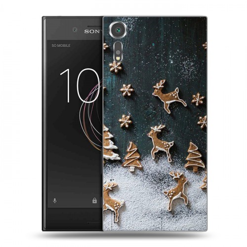 Дизайнерский пластиковый чехол для Sony Xperia XZs Christmas 2020